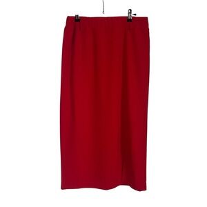 it’S size XL women’s bright red midi skirt
